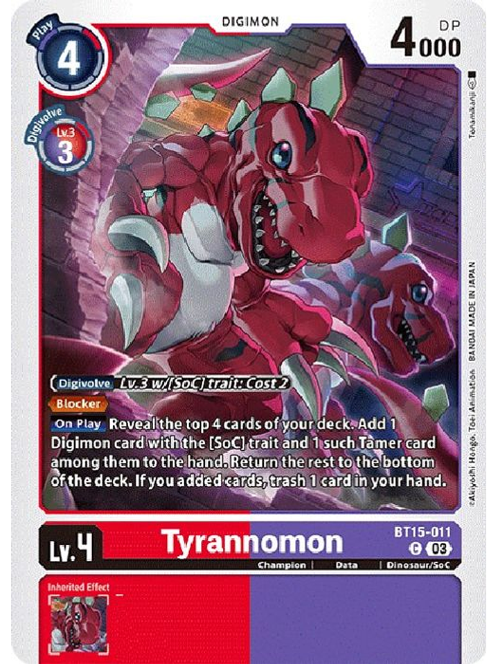 BT15-011 C Tyrannomon 1