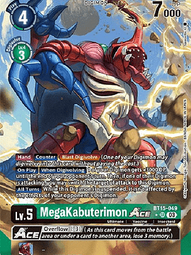 BT15-049 (Alternative Art) MegaKabuterimon ACE