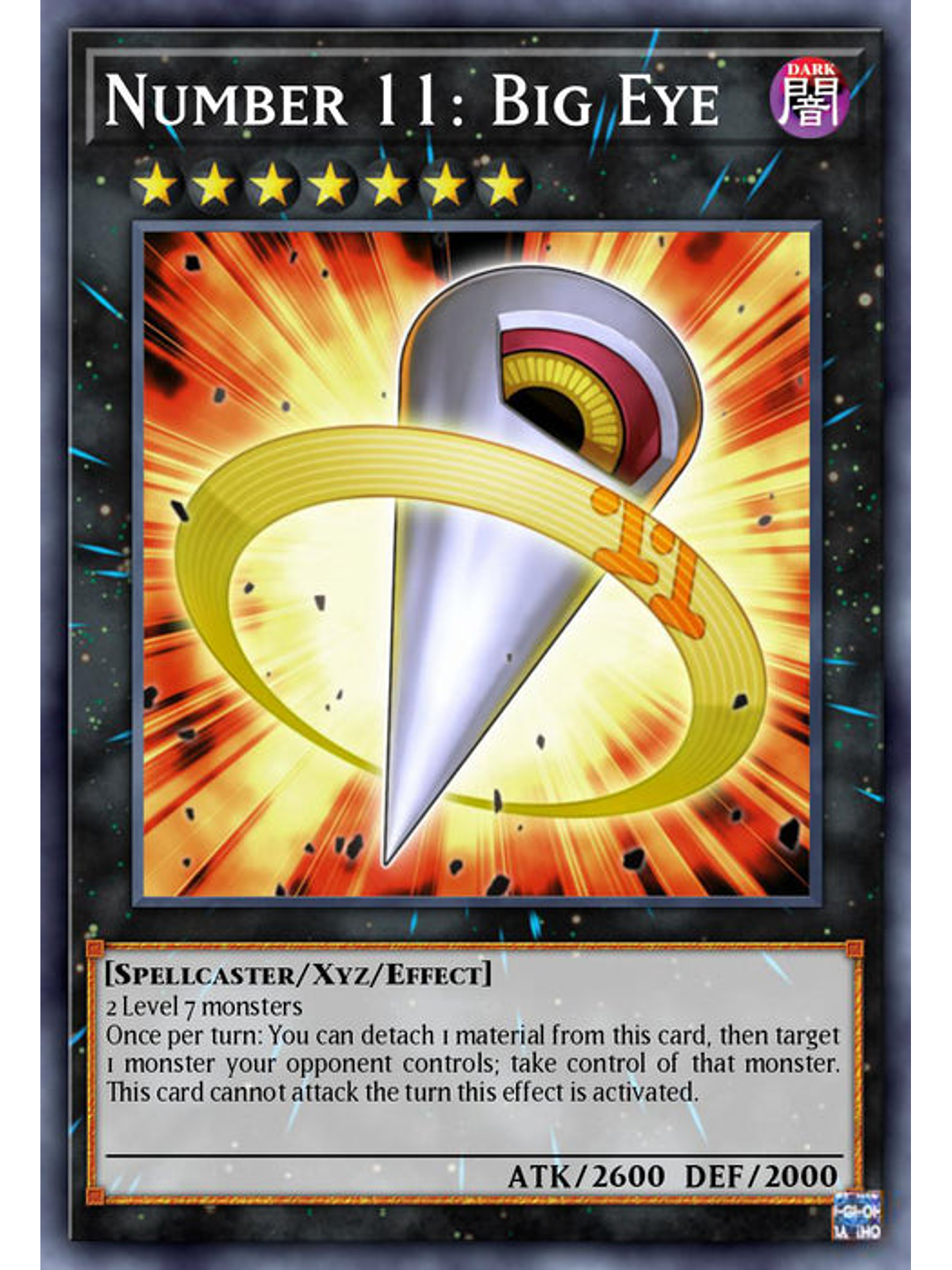 Number 11: Big Eye - BLC1-EN001 - Secret Rare 1st Edition 1