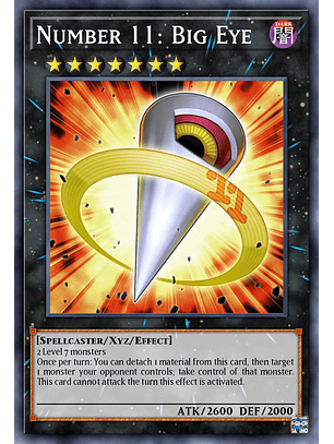 Number 11: Big Eye - BLC1-EN001 - Secret Rare 1st Edition