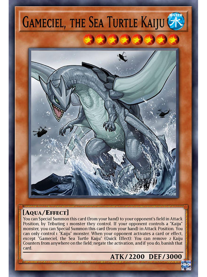 Gameciel, the Sea Turtle Kaiju - BLC1-EN005 - Secret Rare 1st Edition 1