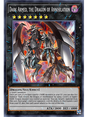 Dark Armed, the Dragon of Annihilation - BLC1-EN006 - Secret Rare 1st Edition