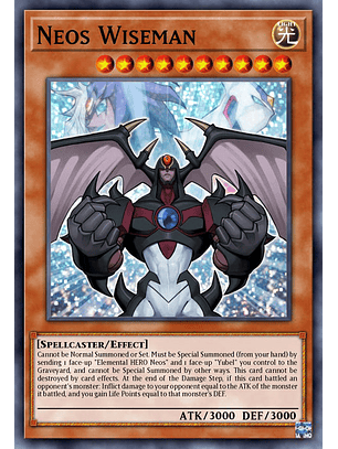 Neos Wiseman - BLC1-EN007 - Secret Rare 1st Edition