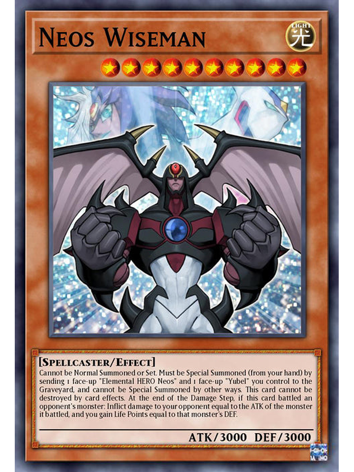 Neos Wiseman - BLC1-EN007 - Secret Rare 1st Edition 1