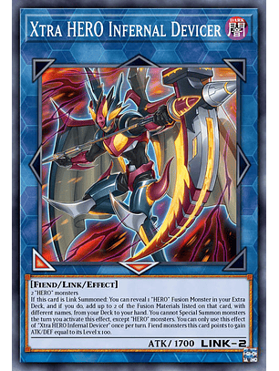 Xtra HERO Infernal Devicer - BLC1-EN009 - Secret Rare 1st Edition