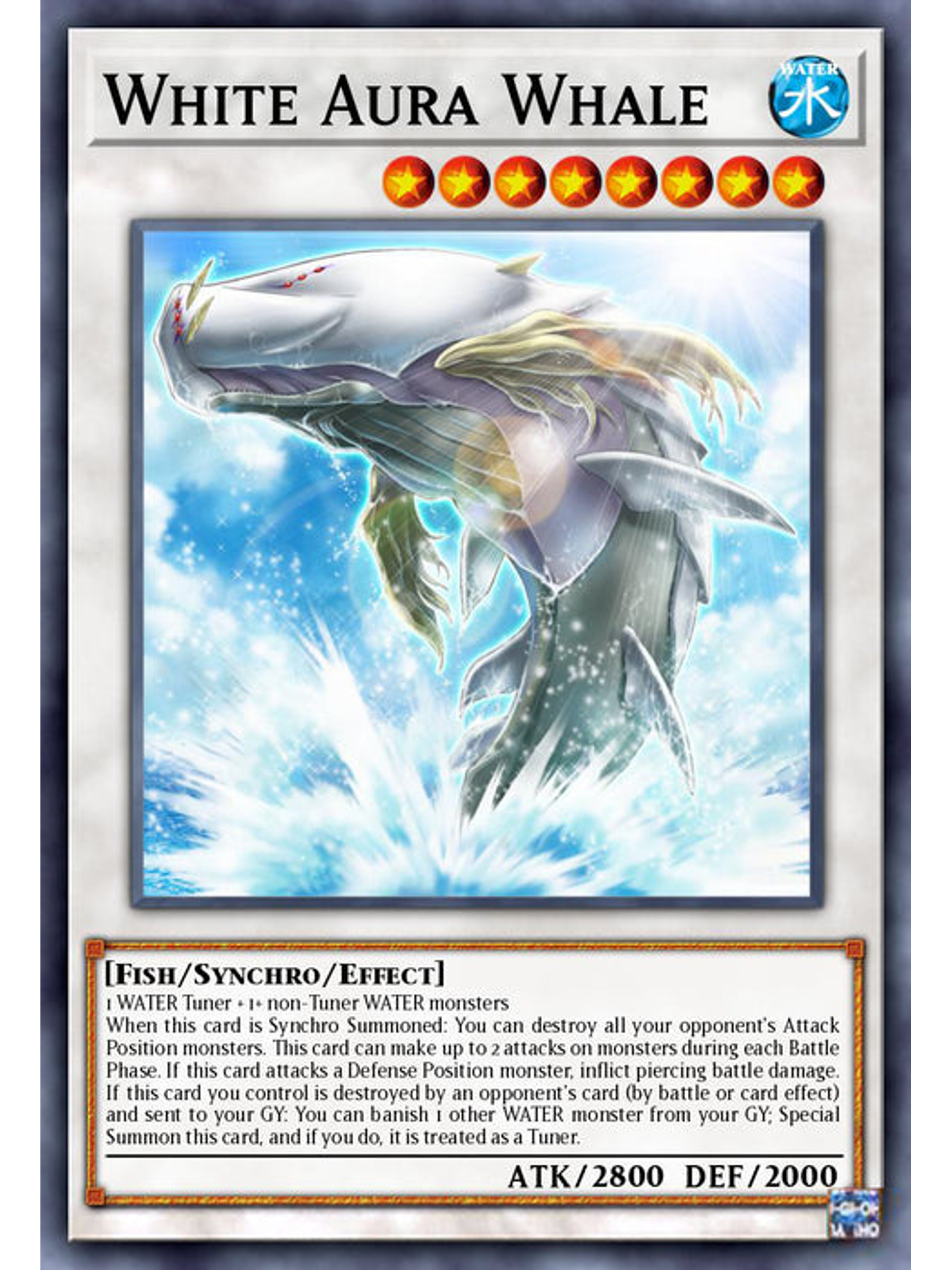 White Aura Whale - BLC1-EN011 - Ultra Rare 1st Edition 1