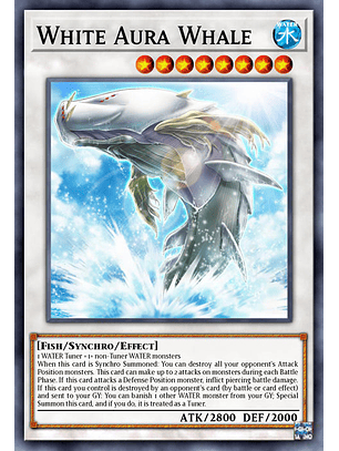 White Aura Whale - BLC1-EN011 - Ultra Rare 1st Edition