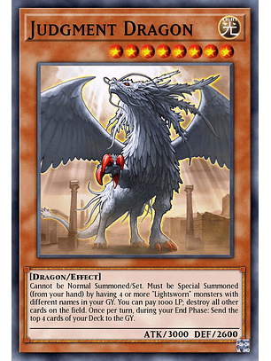 Judgment Dragon - BLC1-EN012 - Ultra Rare (Silver) 1st Edition