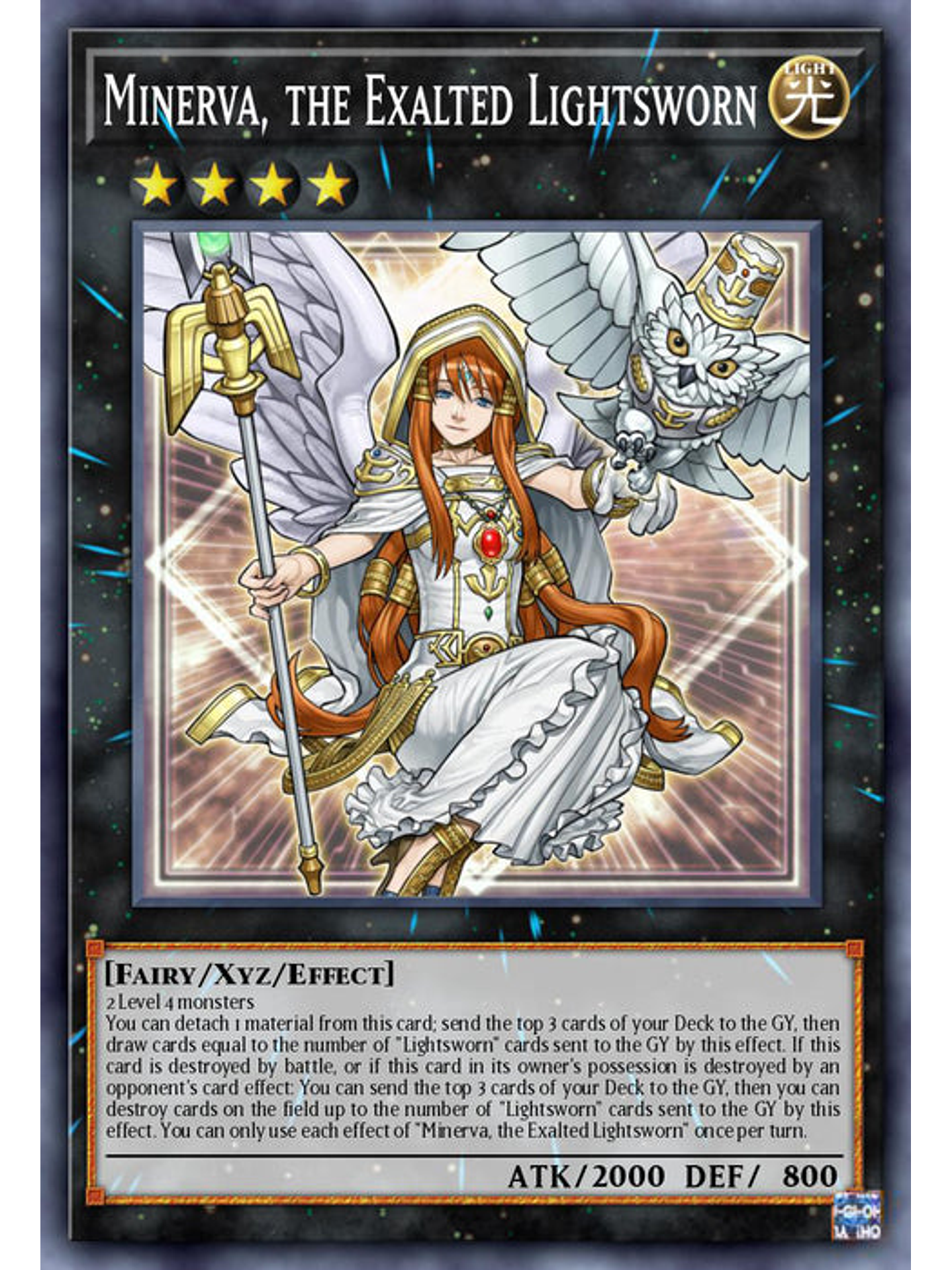 Minerva, the Exalted Lightsworn - BLC1-EN013 - Ultra Rare 1st Edition 1