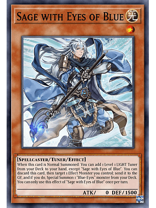 Sage with Eyes of Blue - BLC1-EN014 - Ultra Rare (Silver) 1st Edition