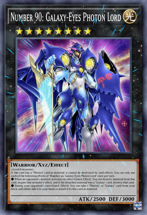 Number 90: Galaxy-Eyes Photon Lord - BLC1-EN018 - Ultra Rare 1st Edition