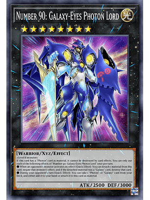 Number 90: Galaxy-Eyes Photon Lord - BLC1-EN018 - Ultra Rare (Silver) 1st Edition