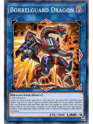 Borrelguard Dragon - BLC1-EN019 - Ultra Rare 1st Edition