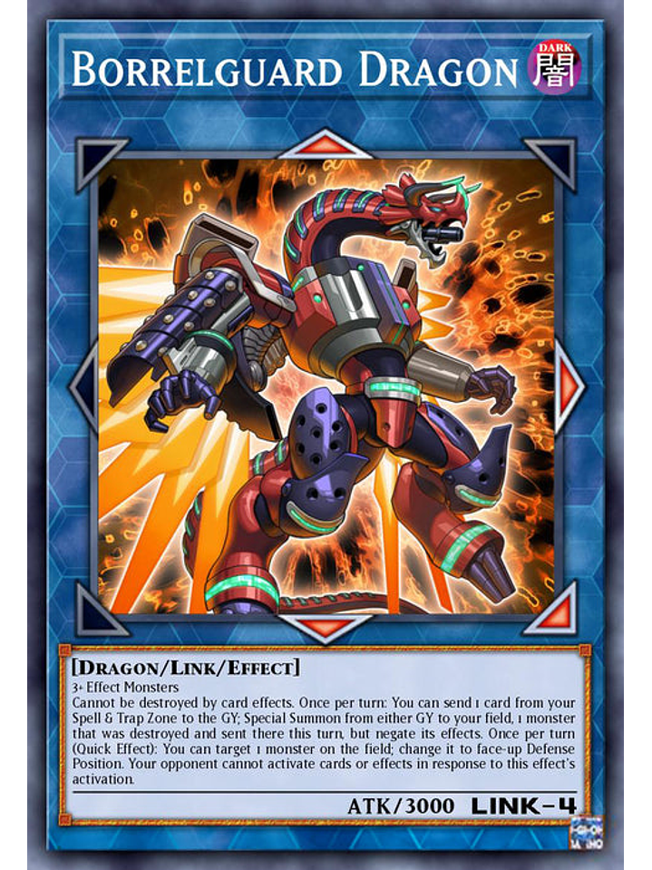 Borrelguard Dragon - BLC1-EN019 - Ultra Rare 1st Edition 1