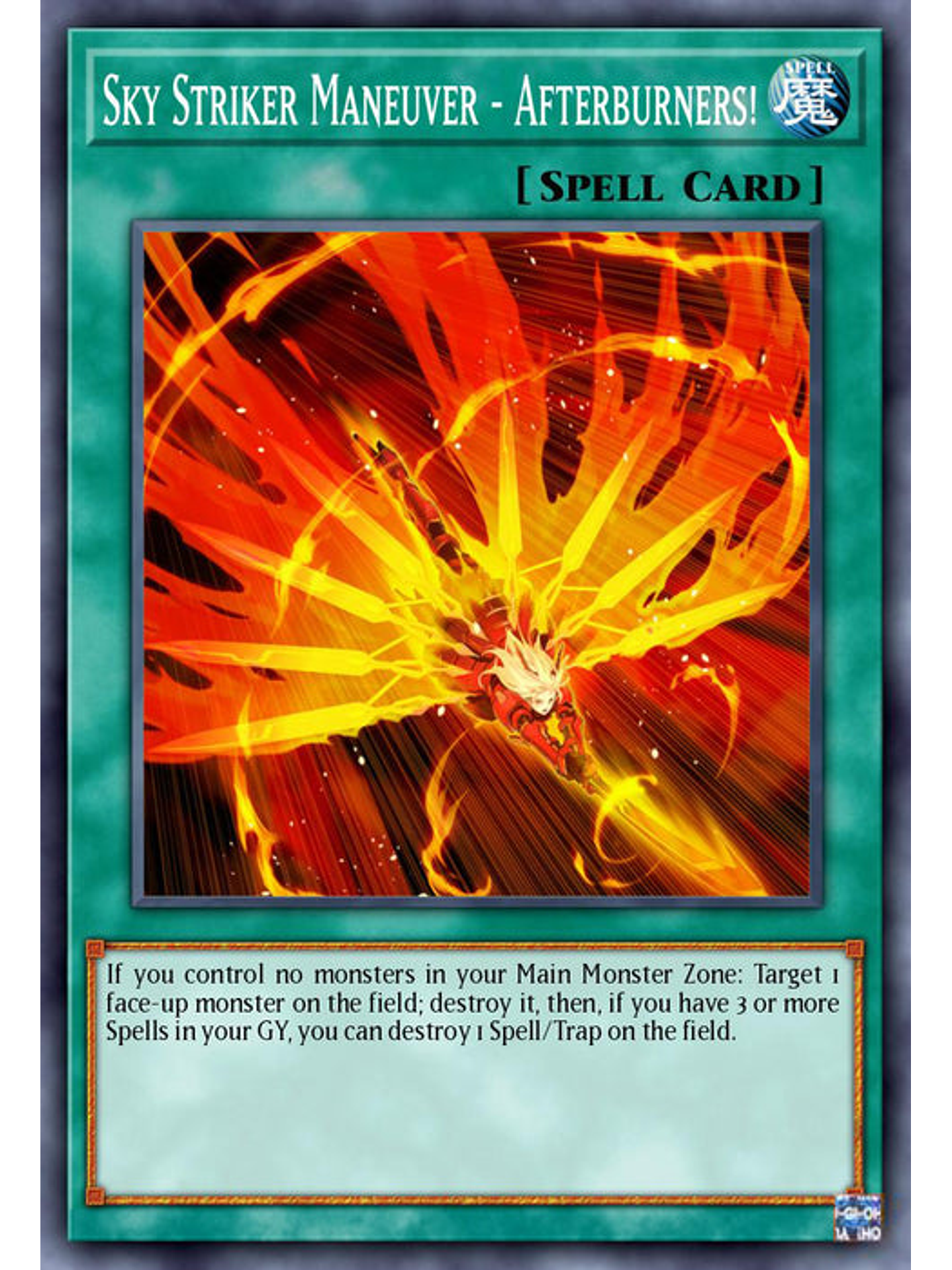 Sky Striker Maneuver - Afterburners! - BLC1-EN024 - Ultra Rare 1st Edition 1