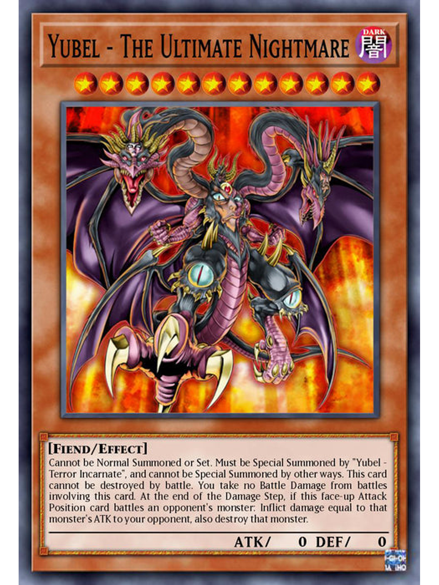 Yubel - The Ultimate Nightmare - BLC1-EN029 - Ultra Rare 1st Edition 1