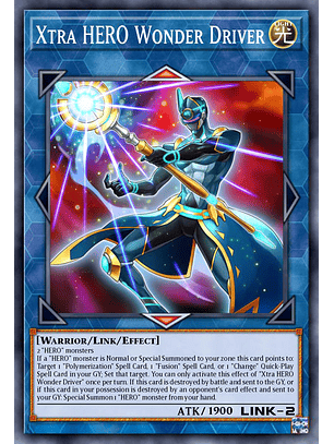 Xtra HERO Wonder Driver - BLC1-EN031 - Ultra Rare 1st Edition
