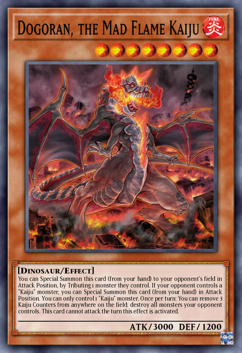 Dogoran, the Mad Flame Kaiju - BLC1-EN033 - Ultra Rare (Silver) 1st Edition
