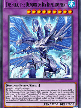Trishula, the Dragon of Icy Imprisonment - BLC1-EN045 - Ultra Rare (Silver) 1st Edition
