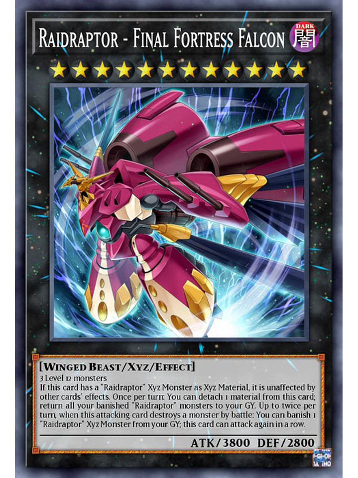 Raidraptor - Final Fortress Falcon - BLC1-EN048 - Common 1st Edition 1