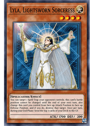 Lyla, Lightsworn Sorceress - BLC1-EN055 - Common 1st Edition