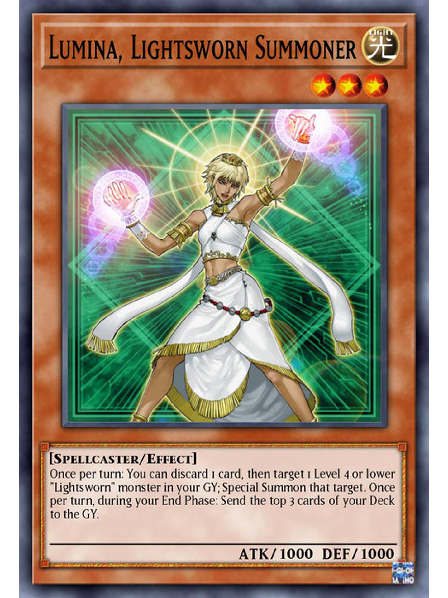 Lumina, Lightsworn Summoner - BLC1-EN057 - Common 1st Edition 1