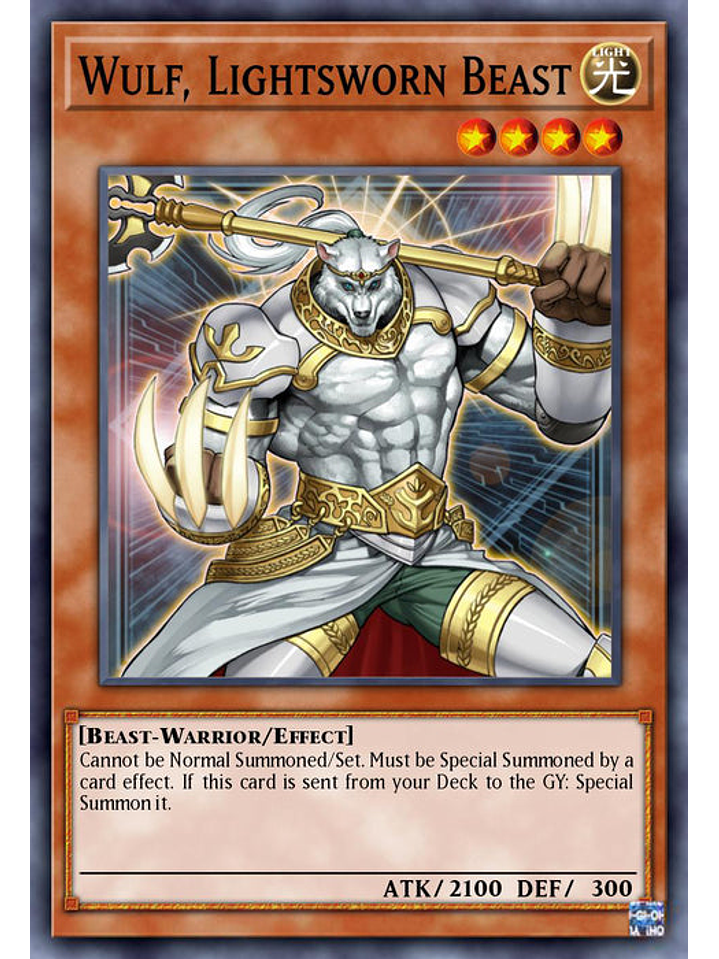 Wulf, Lightsworn Beast - BLC1-EN058 - Common 1st Edition 1