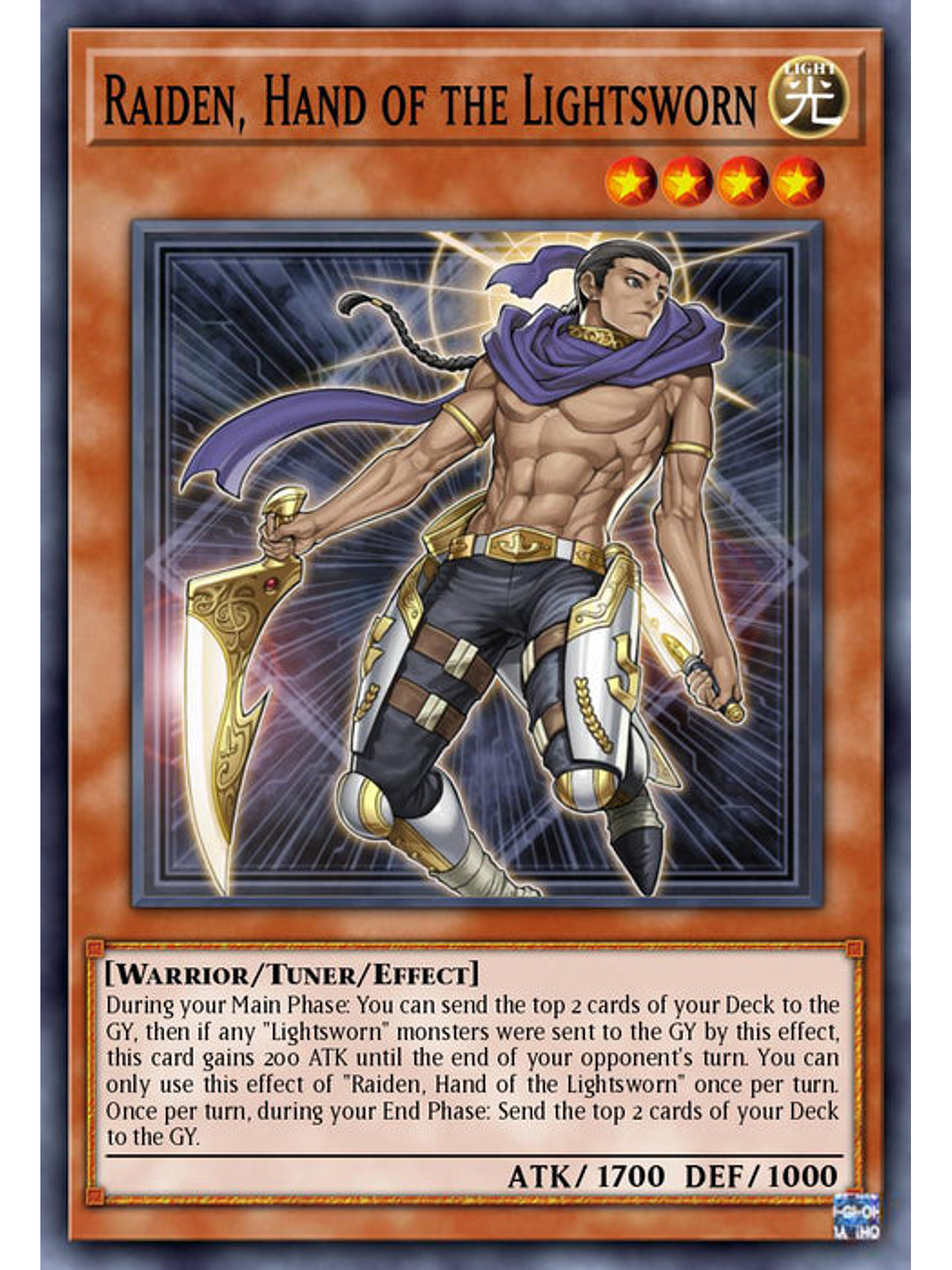 Raiden, Hand of the Lightsworn - BLC1-EN060 - Common 1st Edition 1