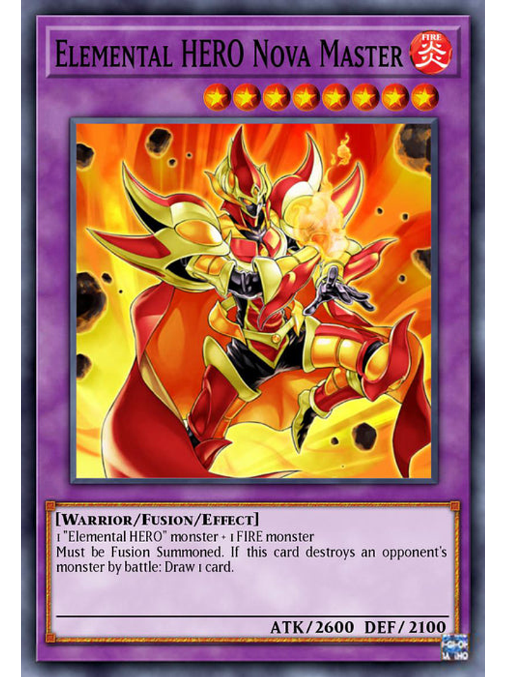 Elemental HERO Nova Master - BLC1-EN068 - Common 1st Edition 1