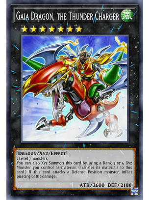 Gaia Dragon, the Thunder Charger - BLC1-EN071 - Common 1st Edition