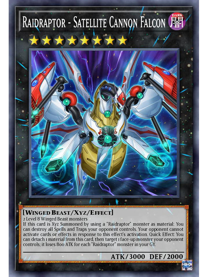 Raidraptor - Satellite Cannon Falcon - BLC1-EN073 - Common 1st Edition 1