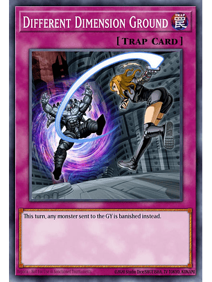 Different Dimension Ground - BLC1-EN076 - Common 1st Edition