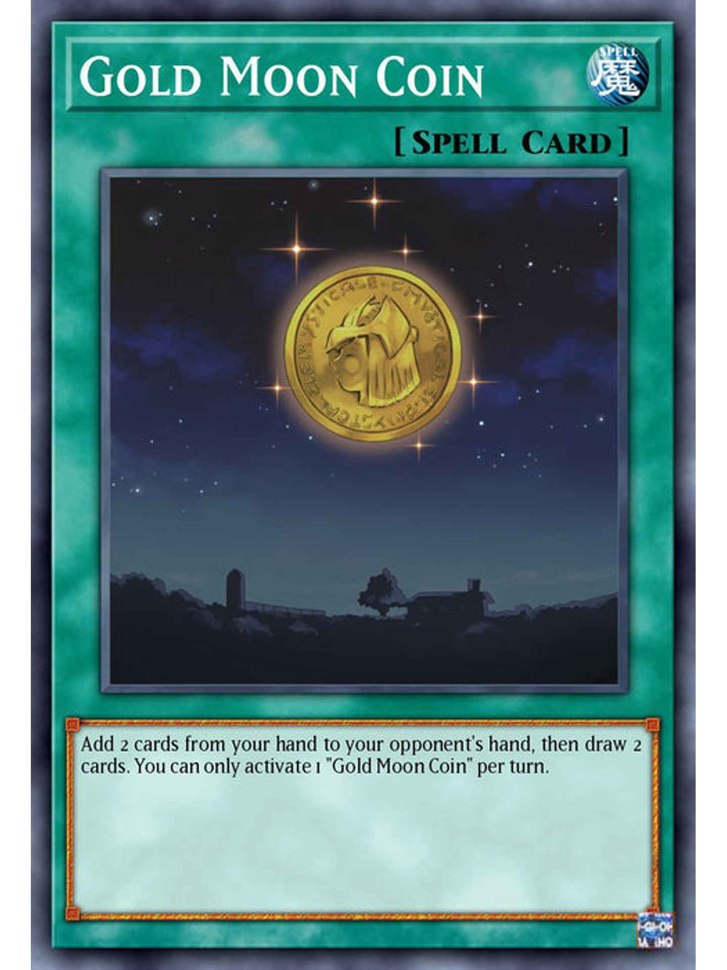 Gold Moon Coin - BLC1-EN078 - Common 1st Edition 1