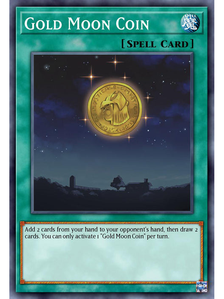 Gold Moon Coin - BLC1-EN078 - Common 1st Edition 1