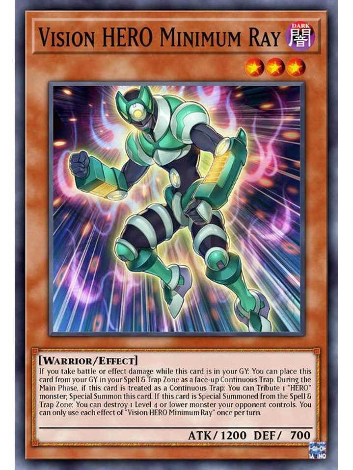 Vision HERO Minimum Ray - BLC1-EN080 - Common 1st Edition 1