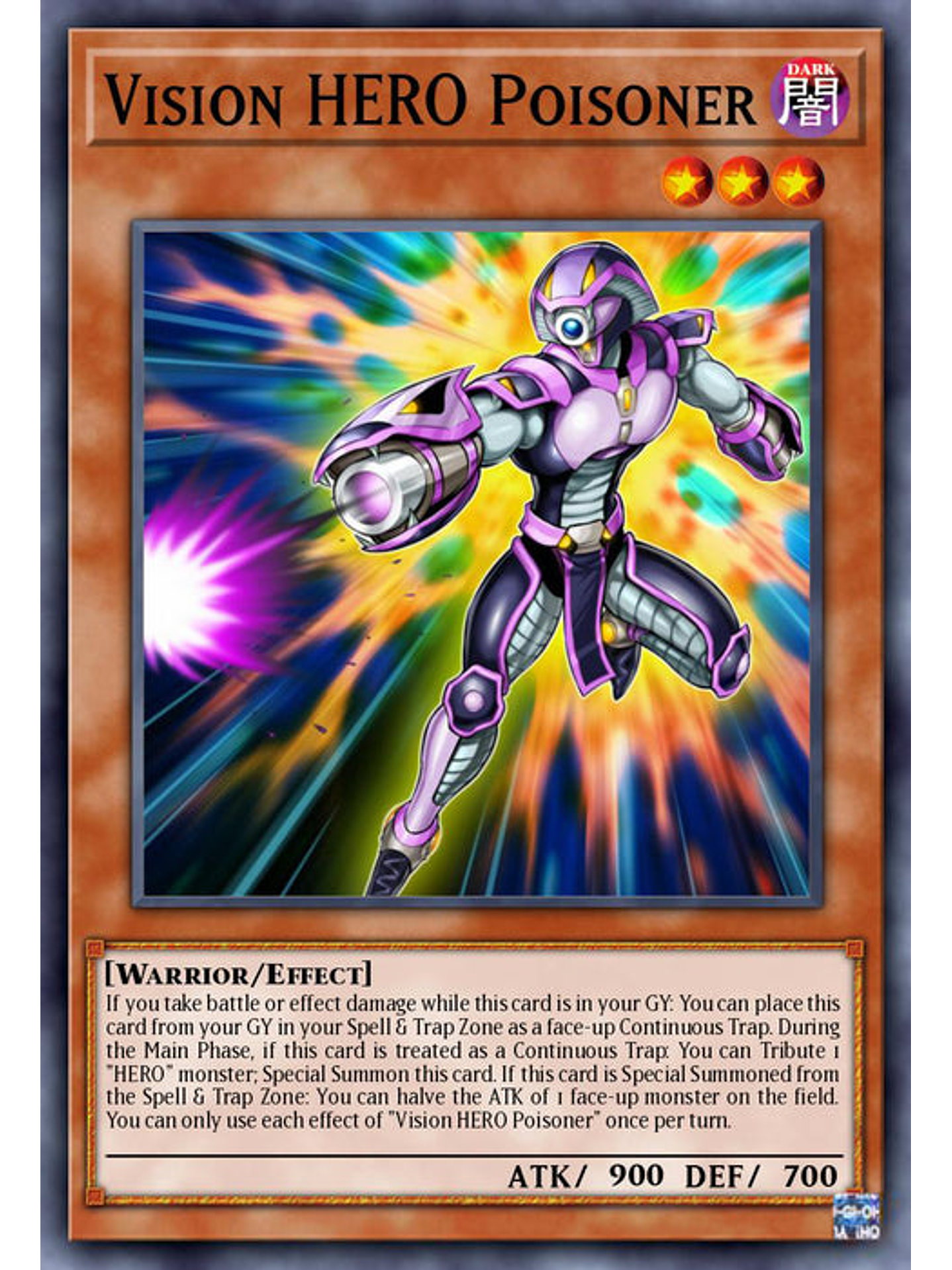 Vision HERO Poisoner - BLC1-EN083 - Common 1st Edition 1