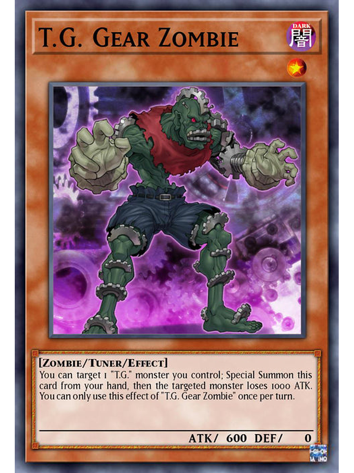 T.G. Gear Zombie - BLC1-EN088 - Common 1st Edition 1