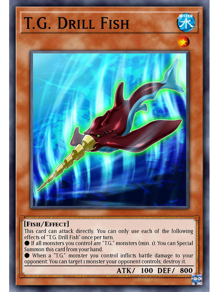 T.G. Drill Fish - BLC1-EN089 - Common 1st Edition 1