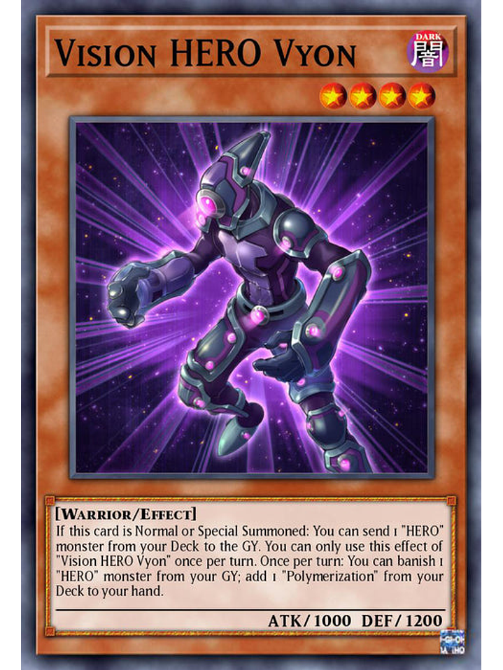 Vision HERO Vyon - BLC1-EN097 - Common 1st Edition 1