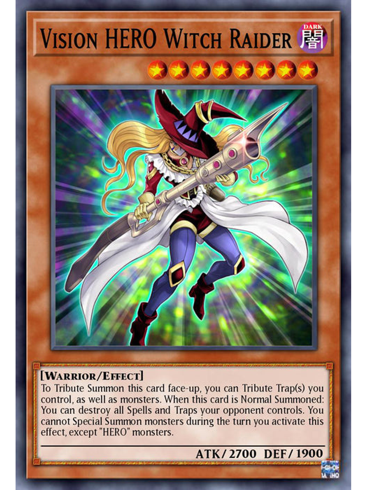 Vision HERO Witch Raider - BLC1-EN098 - Common 1st Edition 1