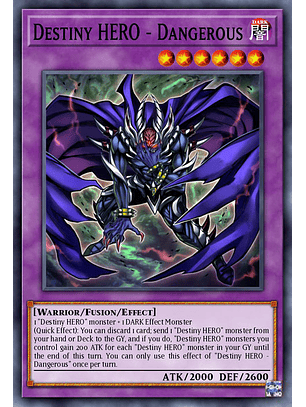 Destiny HERO - Dangerous - BLC1-EN100 - Common 1st Edition