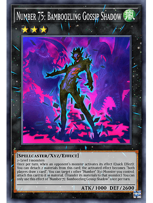 Number 75: Bamboozling Gossip Shadow - BLC1-EN110 - Common 1st Edition