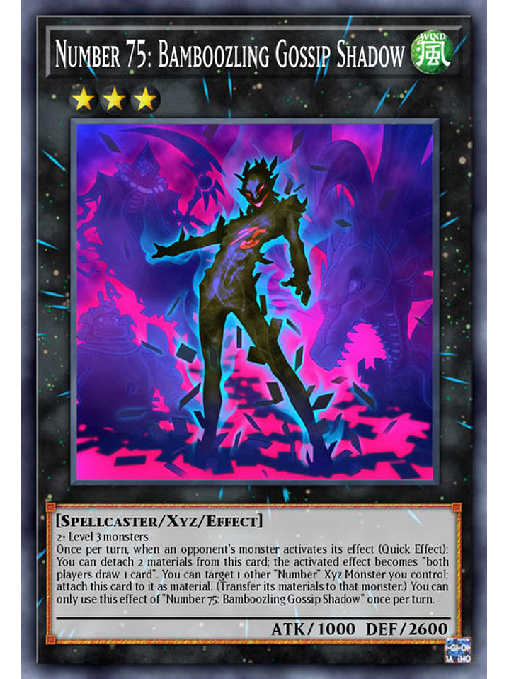 Number 75: Bamboozling Gossip Shadow - BLC1-EN110 - Common 1st Edition 1