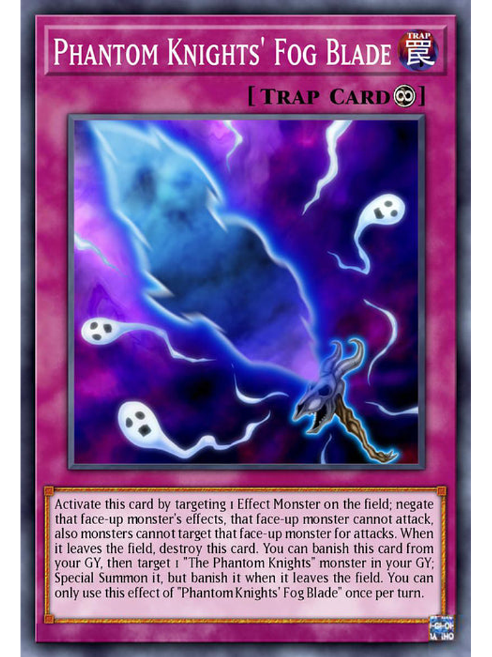 Phantom Knights' Fog Blade - BLC1-EN117 - Common 1st Edition 1