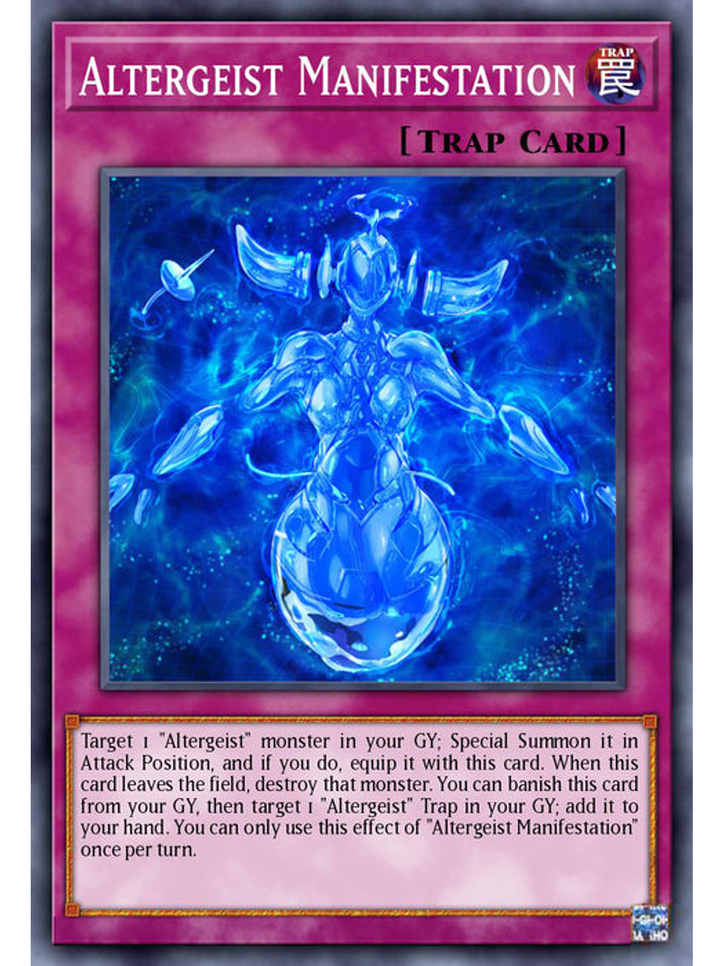 Altergeist Manifestation - BLC1-EN118 - Common 1st Edition 1