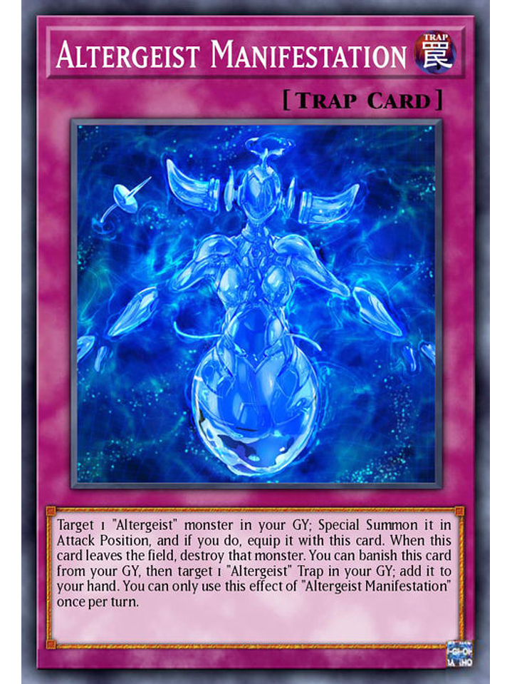 Altergeist Manifestation - BLC1-EN118 - Common 1st Edition 1