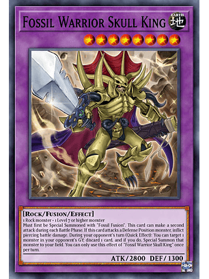 Fossil Warrior Skull King - BLC1-EN129 - Common 1st Edition