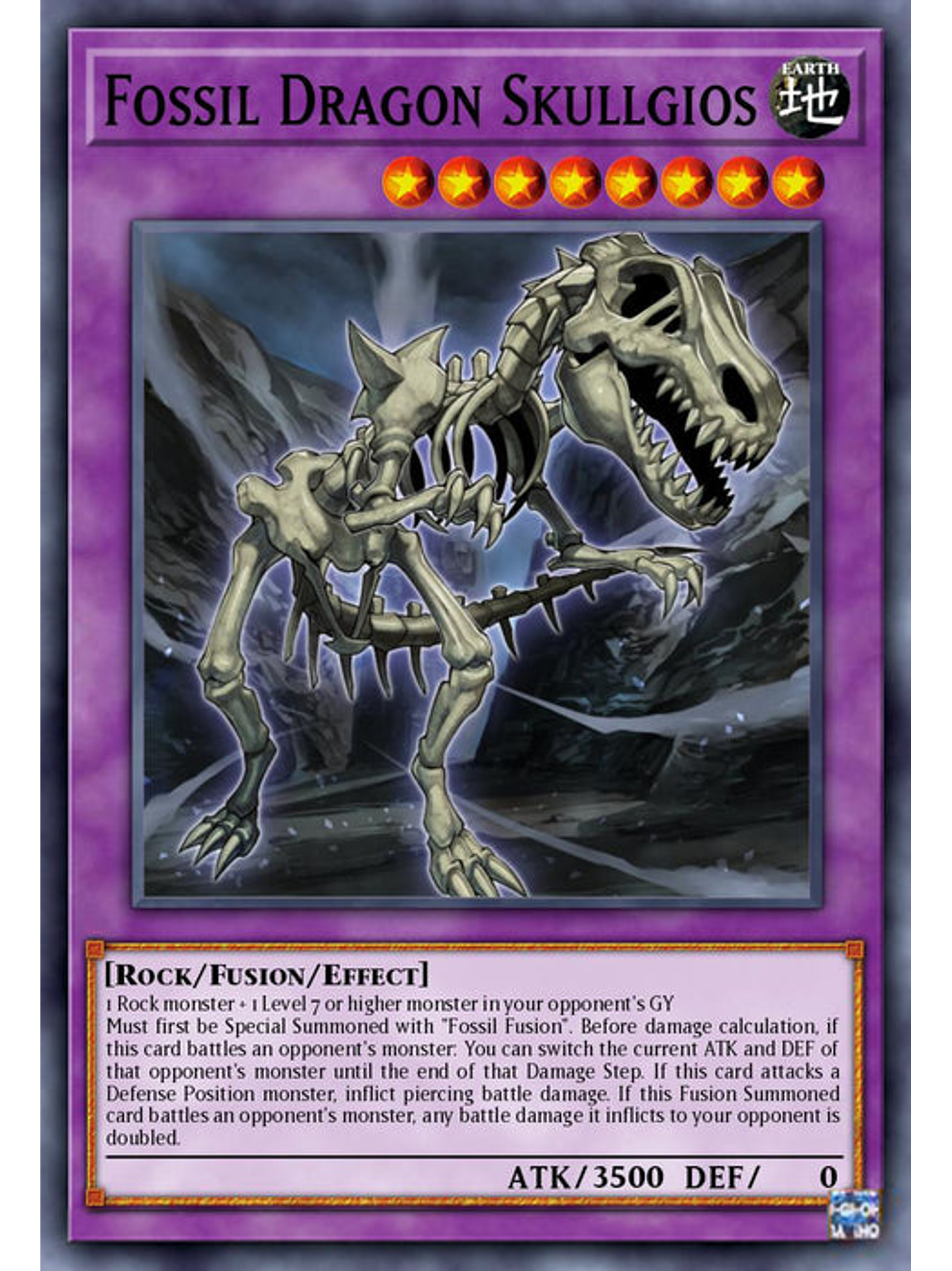 Fossil Dragon Skullgios - BLC1-EN132 - Common 1st Edition 1