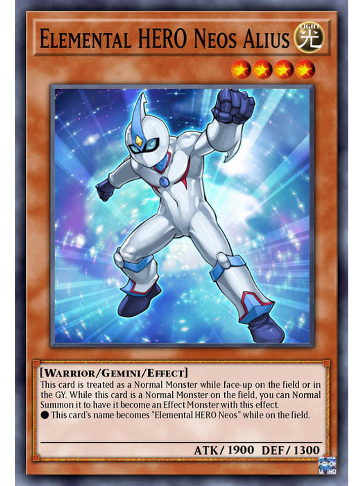 Elemental HERO Neos Alius - BLC1-EN138 - Common 1st Edition 1