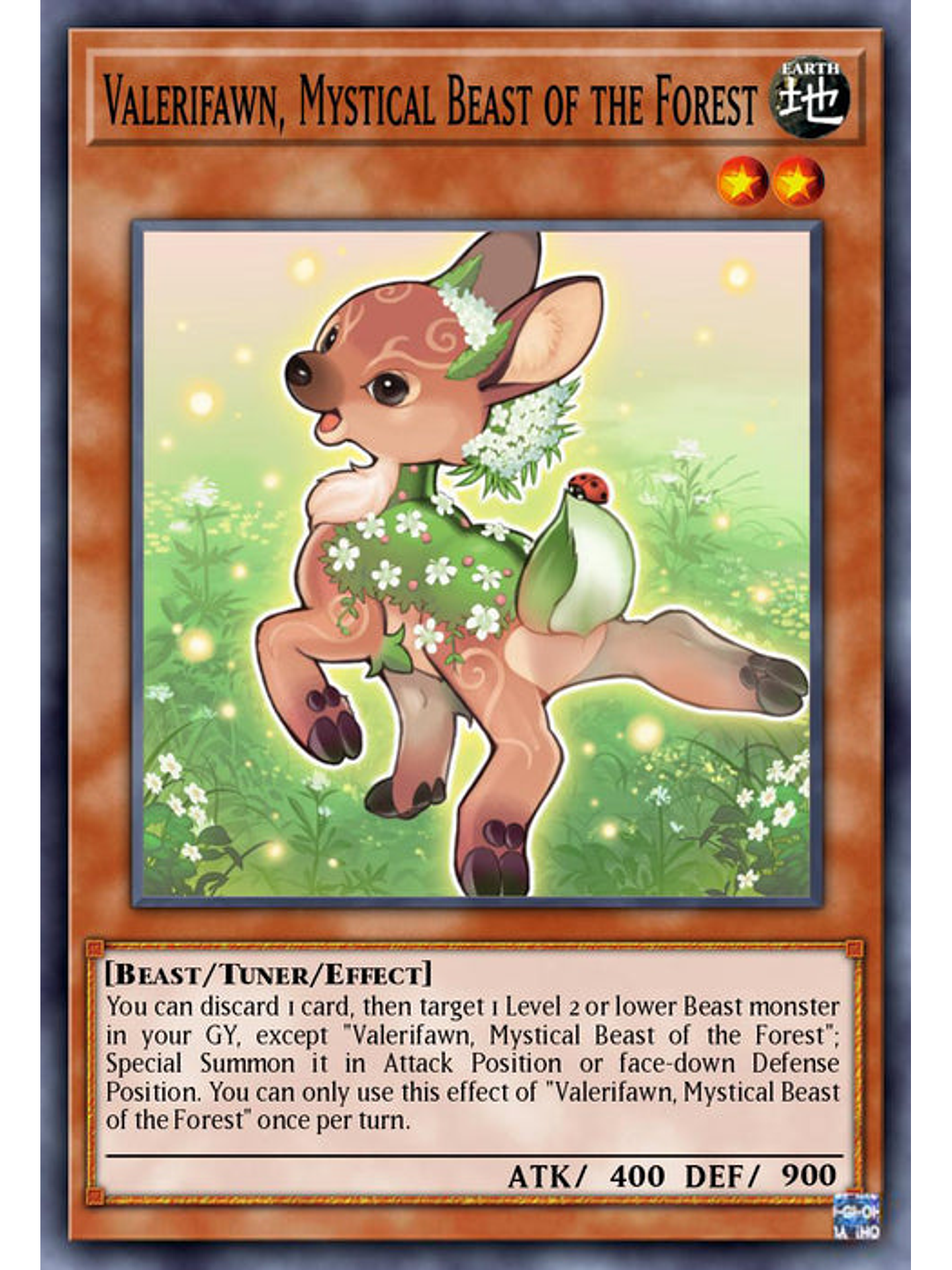 Valerifawn, Mystical Beast of the Forest - BLC1-EN148 - Common 1st Edition 1